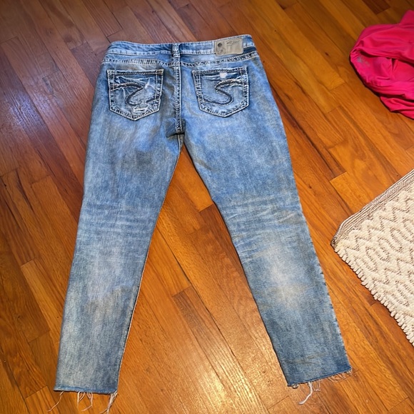 Silver AIKO Mid ankle Skinny W28/L26 - Picture 7 of 8